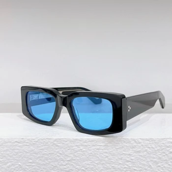 Последняя версия JMM СВЕРХЗВУКОВЫЕ Квадратные Солнцезащитные очки с большим лицом, Мужские Ацетатные очки дизайнерского бренда ручной работы, Женские оптические очки