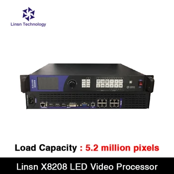Пропускная способность видеопроцессора Linsn X8208 5,2 миллиона пикселей Контроллер светодиодного дисплея 