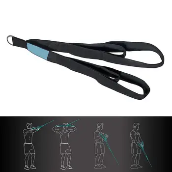 Прочная лента для упражнений, хорошая гибкость, Многоразовая Легкая веревка для тренировки мышц