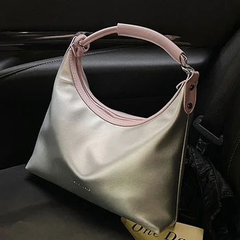 Роскошная дизайнерская сумка 2023, Женская летняя сумка Большой вместимости, Лаконичная сумка через плечо