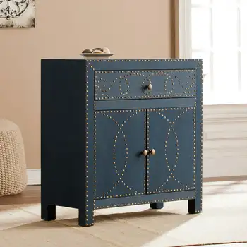 Синий
Недавно разработанный Темно-Синий Двухдверный шкаф С Шипами | Привлекательный Предмет домашнего декора