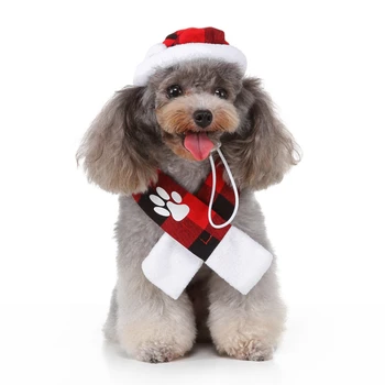 Собачий шарф, Рождественский Шарф для домашних животных, Шарф на День рождения собаки, Рождественская шапка со Снежинками, Собачий Шарф, Рождественские принадлежности для домашних животных, Аксессуары для собак