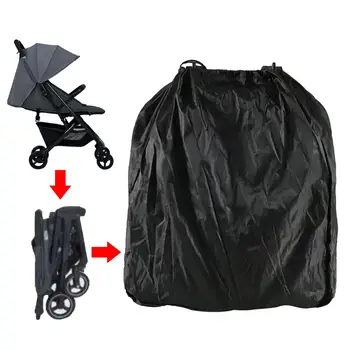 Сумка для коляски для авиаперелетов, закрывающаяся на шнурок из ткани Оксфорд, удобная сумка для хранения коляски для проверки на выходе в аэропорту самолета