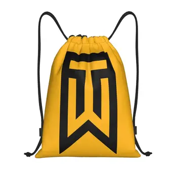 Сумки на шнурке с логотипом гольфа Мужские Женские Складные сумки для спортзала, рюкзаки для покупок