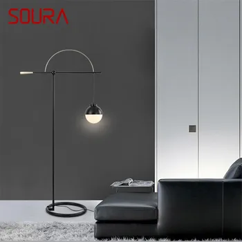 Торшер SOURA Nordic, модная современная семейная гостиная, креативный светодиодный декоративный светильник для спальни