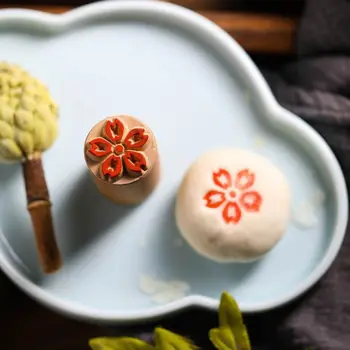 Традиционная китайская форма для торта в виде Луны, Деревянная Десертная печать, штамп для выпечки своими руками, Формы для выпечки булочек на пару, Аксессуары для ручной выпечки.