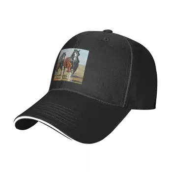 тяжелая лошадь из Клайдесдейла. Бейсбольная кепка, шапка-качалка, вечерние шляпы из пенопласта, модная пляжная женская шляпа, мужская