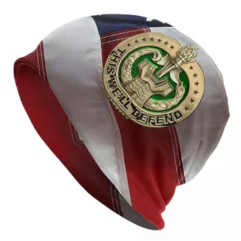 Уличные головные уборы Идентификационный значок сержанта-строевой подготовки армии США поверх шляпы с американским флагом, кепки Skullies Beanies Кепки