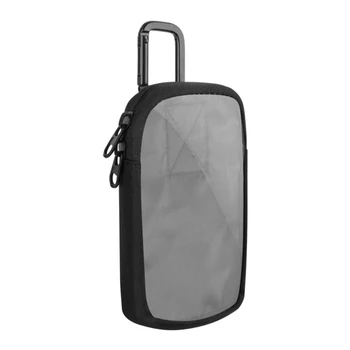 Универсальная портативная сумка для хранения MP3/MP4 с прозрачным окошком и металлическим крючком Прямая доставка