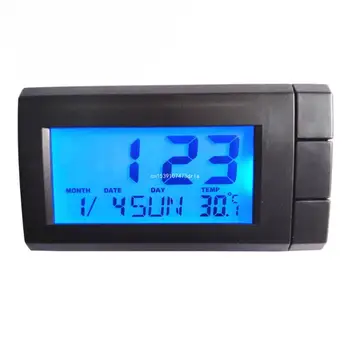Универсальные часы-термометр, измеритель температуры 2-в-1, Календарь, электронные часы, часы центрального управления автомобилем, высокое транспортное средство