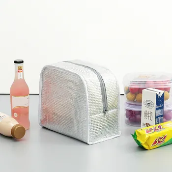 Функциональный ланч-бокс с холодильником Переносная изолированная холщовая сумка для ланча Термосумки для пикника для женщин и детей