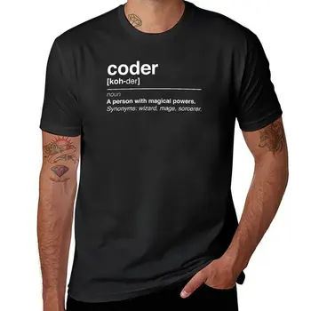 Футболка Coder definition, быстросохнущая футболка, футболки на заказ, топы больших размеров, мужские футболки fruit of the loom