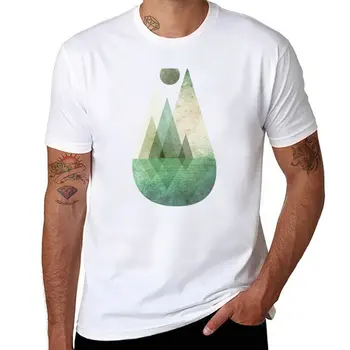 Футболка New Mountains in Reflection, летняя одежда, блузка, эстетичная одежда, футболка, короткая одежда для мужчин