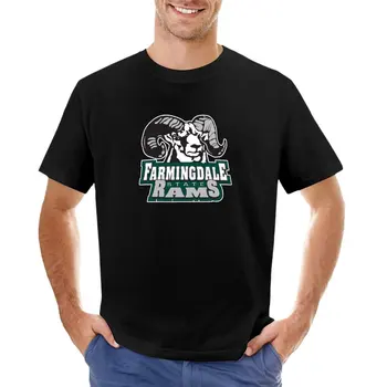 Футболка государственного колледжа Фармингдейла, футболки больших размеров, футболка оверсайз, мужская футболка