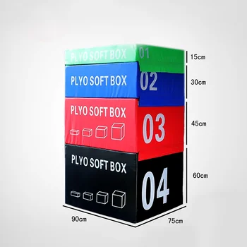 Цена по прейскуранту завода-изготовителя Плиометрические коробки из пенопласта для мягких прыжков Тренажерное оборудование Для упражнений Plyo Boxes Jump Box