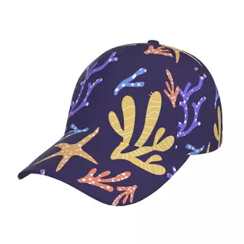 Шляпа для Гольфа мужская Бейсболка Спортивная Синяя Морская Звезда Водоросли Повседневная Бейсболка Snapback Модные Уличные Хип-Хоп Шляпы Для Мужчин Женщин Унисекс